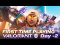 “DAY 2 in VALORANT 😳 | Still a Noob… But Improving? 🔴 LIVE