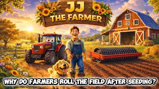 Why Do Farmers Roll the Field After Seeding 🚜🌱 | JJ The Farmer