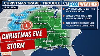 Christmas Eve Storm With Rain, Snow Threatens To Disrupt Holiday Travel In Central US