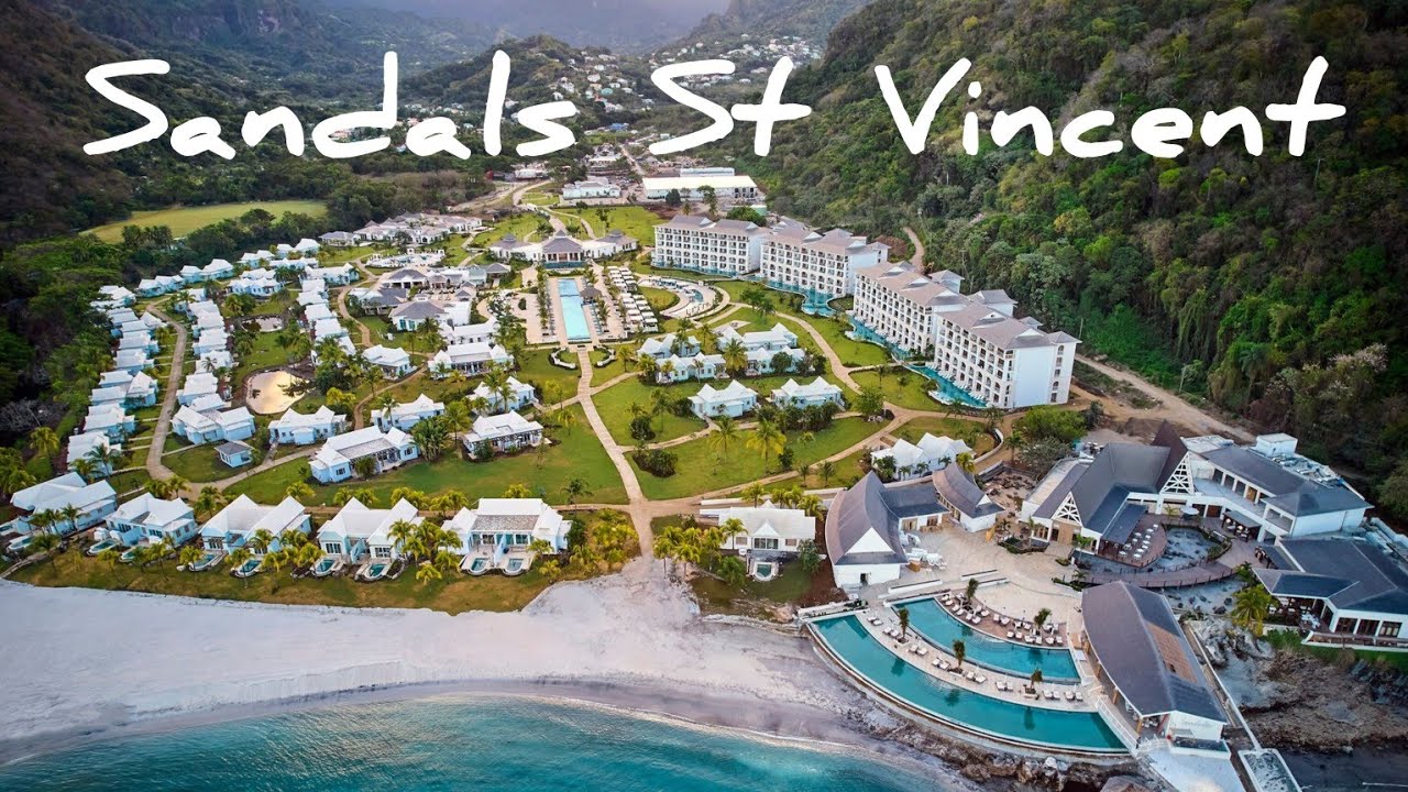 Sandals Resort St Vincent (Drone view)