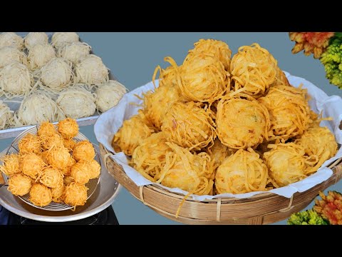 Cara Membuat Udang Rambutan Dari Tahu