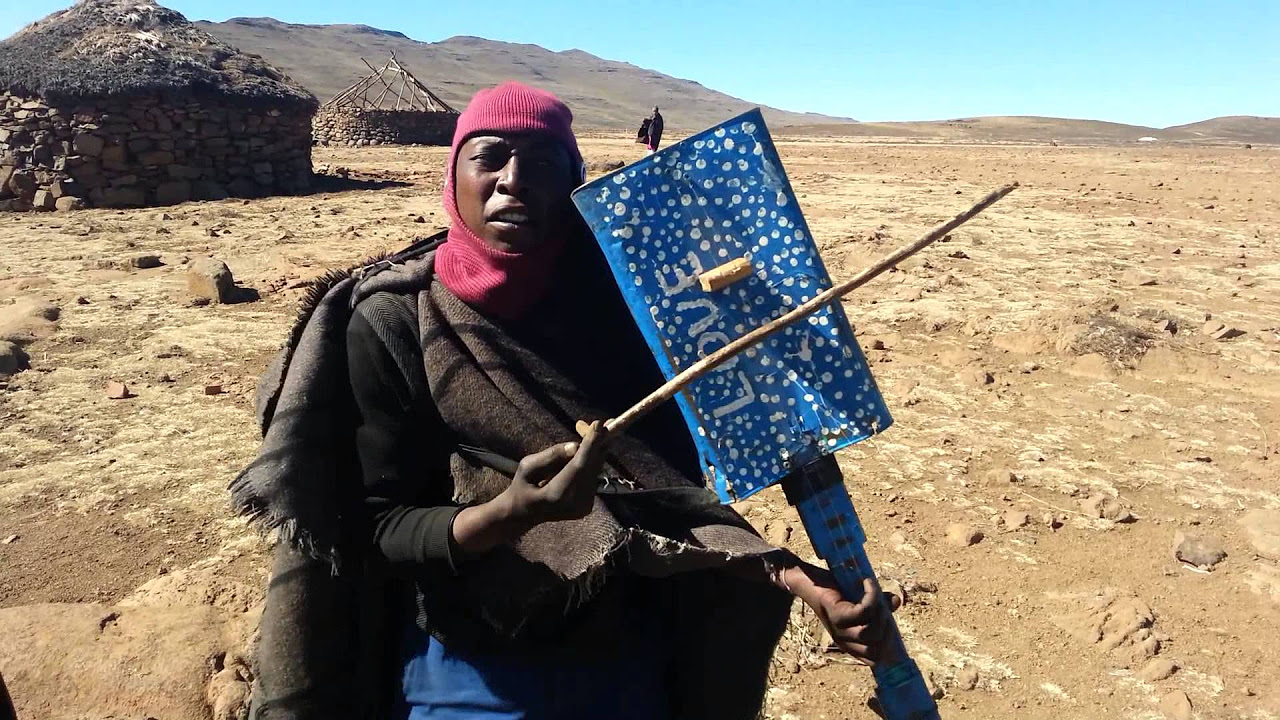 Basotho violin player