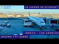SAUDIA ECONOMY BOEING 777 300ER JEDDAH LOS ANGELES