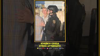 Ukrainian Firefighters Respond After Russian Strikes on Kharkiv and Odesa Regions | WION shorts