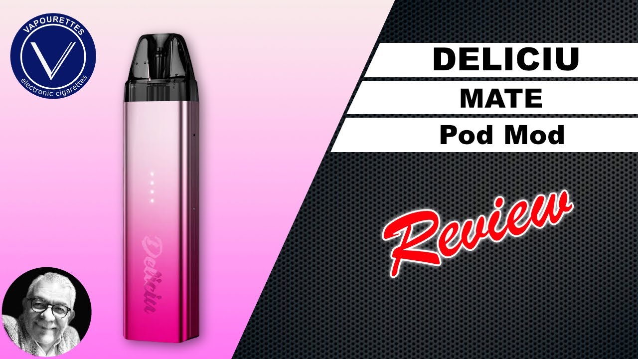 Deliciu Mate pod mod powered by vaporesso. Can use xros pods 0.8 & 1.2Ω pods. It's a win win pod mod
