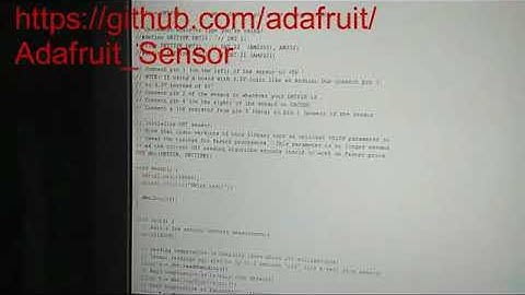 Install DHT11 DHT22 library for arduino and solve the problem to upload a code in arduino