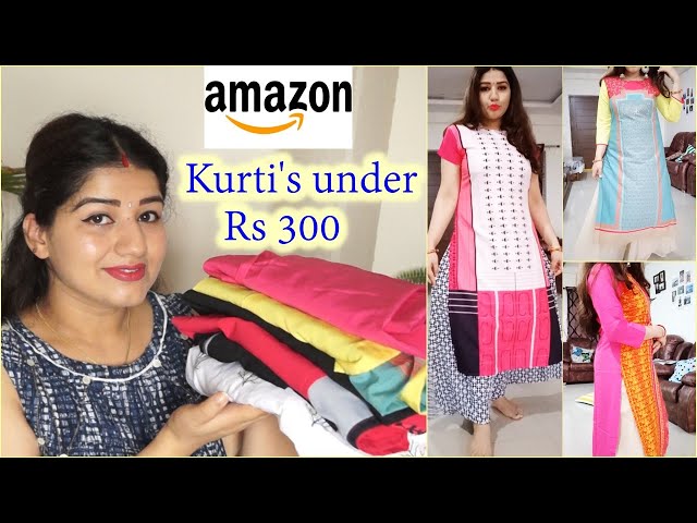 Buy 1 Stop Fashion Women's Crape Multicolor Straight Kurta/Kurti (Pack of  2) STFA-014-059-S at Amazon.in