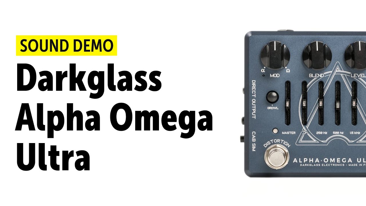 Darkglass Alpha Omega Ultra - Sound Demo (no talking)