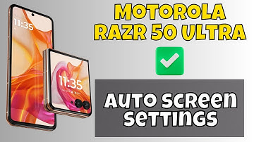 Auto Rotate Screen Motorola Razr 50 Ultra || How to use auto screen || Auto screen settings #latest