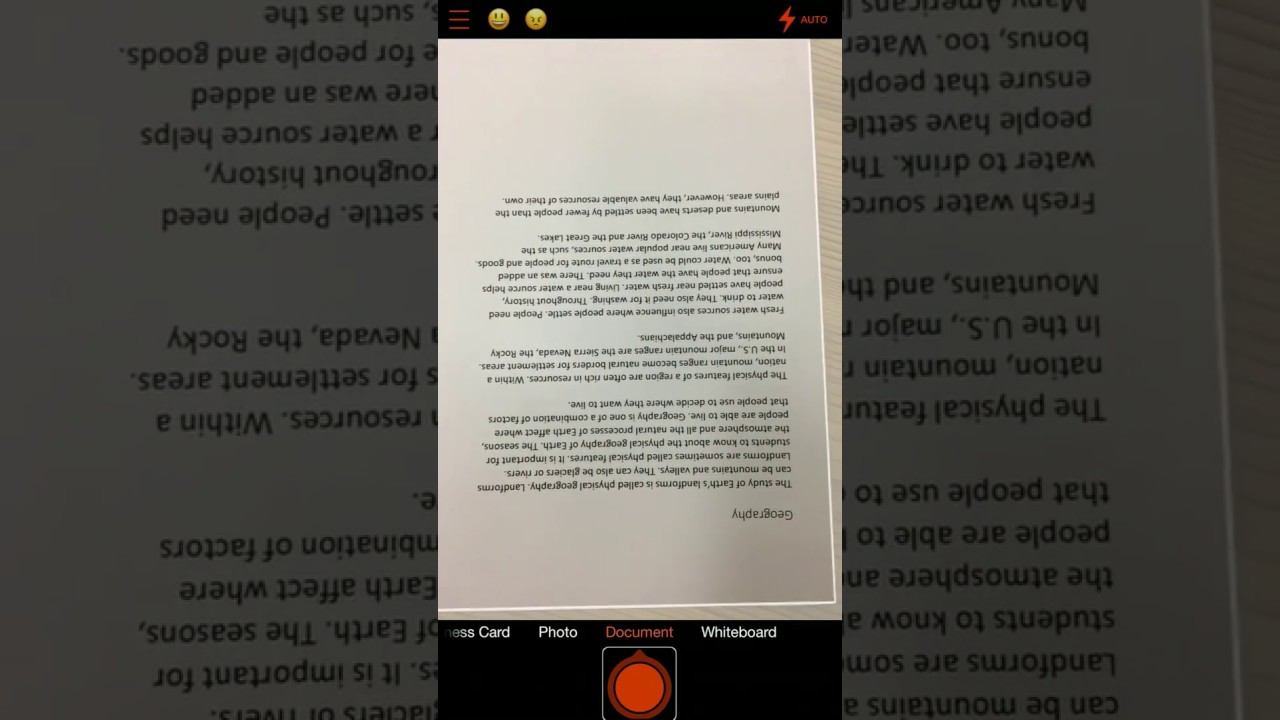Microsoft Office Lens offers built-in accessibility with Immersive Reader & Frame Guide