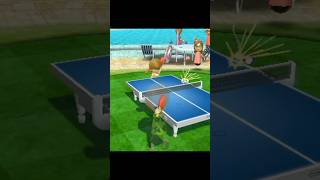 INSANELY LUCKY SHOT AGAINST LUCIA - Wii Sports Resort Table Tennis #wiisportsresort #tabletennis