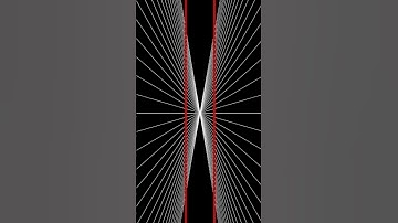 Illusion: Hering Illusion Animated with Python Turtle
