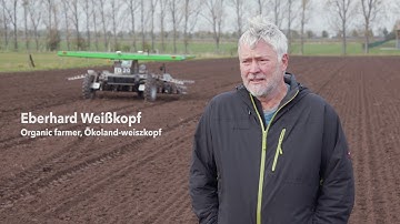 Organic farmers reap multiple benefits from a solar-powered planting and weeding robot