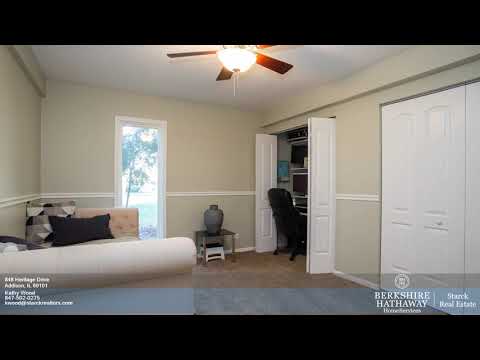 848 Heritage Drive, Addison, IL home video tour