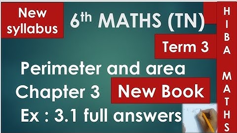 6th maths term 3 chapter 3 exercise 3.1 full answers tn samacheer new syllabus 2020-2021