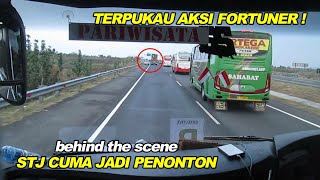 STJ Cuma Jadi Penonton ! Melihat Aksi Fortuner Seset Bahu Jalan