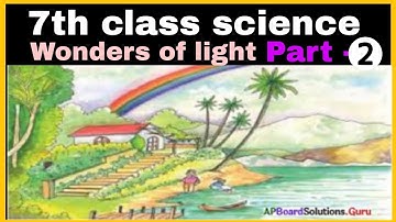 7th class science/ wonders of light part-2 / semester 2
