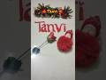 Tanvi ❤️ Name Sand Art |Beautiful Art | Satisfying Art Video #Tanvi  #SandArt #NameArt #art #artist