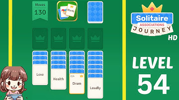 Solitaire Associations Level 54 Solution Walkthrough