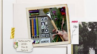 NaNoJouMo2021 Art Journal - Day 6