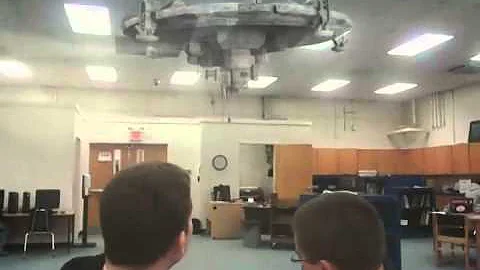 Spaceship in library