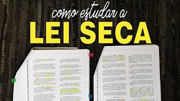 Como marcar lei seca?