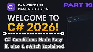C# Login System Explained! Learn if, else &amp; switch with WinForms