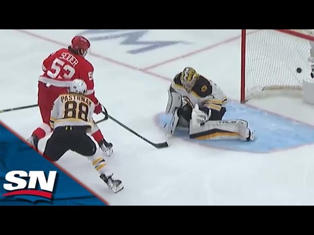 Moritz Seider Buries OT Winner With Perfectly Placed One-Time Shot 