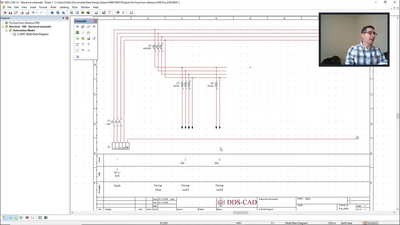 Eplan drawing Creating intelligent references on electrical diagrams