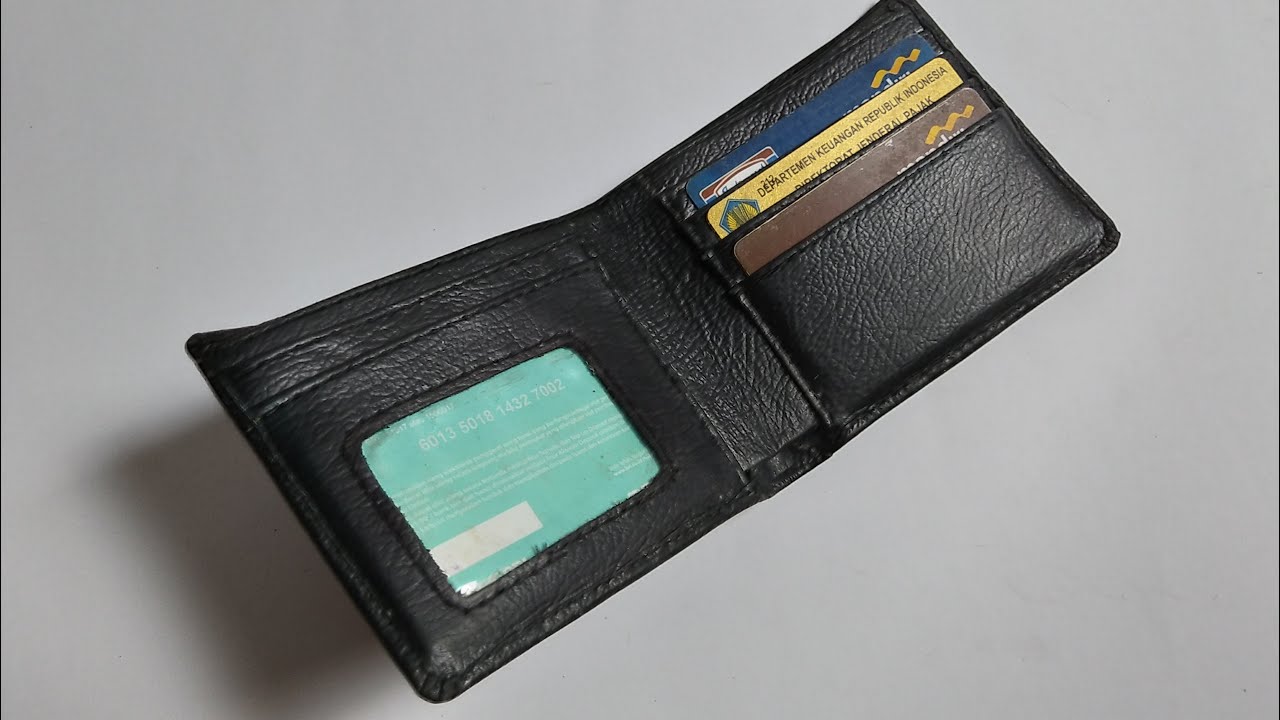 Сделайте простой кошелек / кошелек из воловьей кожи