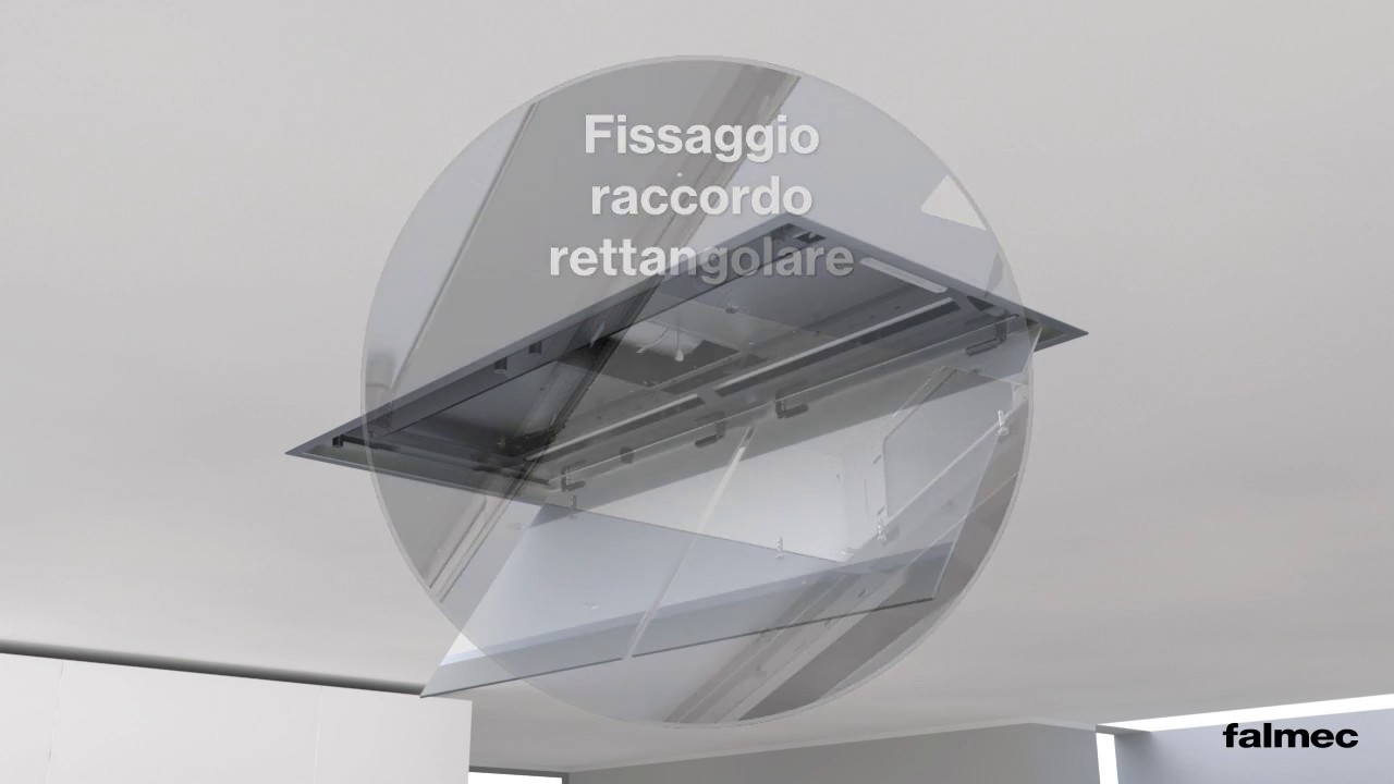 Falmec - Guida all'installazione - Cappe a Soffitto versione aspirante_IT -  YouTube