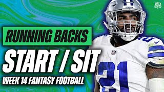 2022 Fantasy Football - MUST Start or Sit Week 14 Running Backs -  Every Match Up!!!