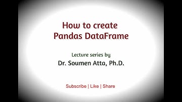 How to create Pandas DataFrame || iloc || loc || Saving a DataFrame in file