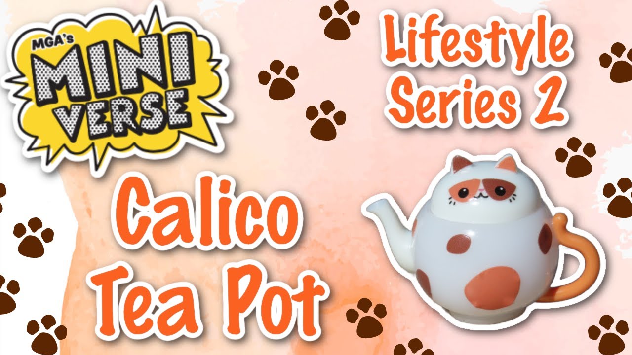 Miniverse Lifestyle Series 2 - Making a Calico Cat Teapot!