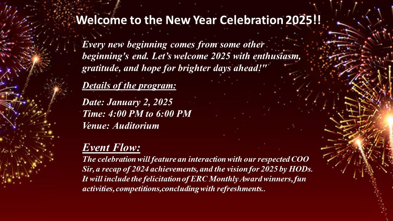 New Year celebration 2025 - YouTube
