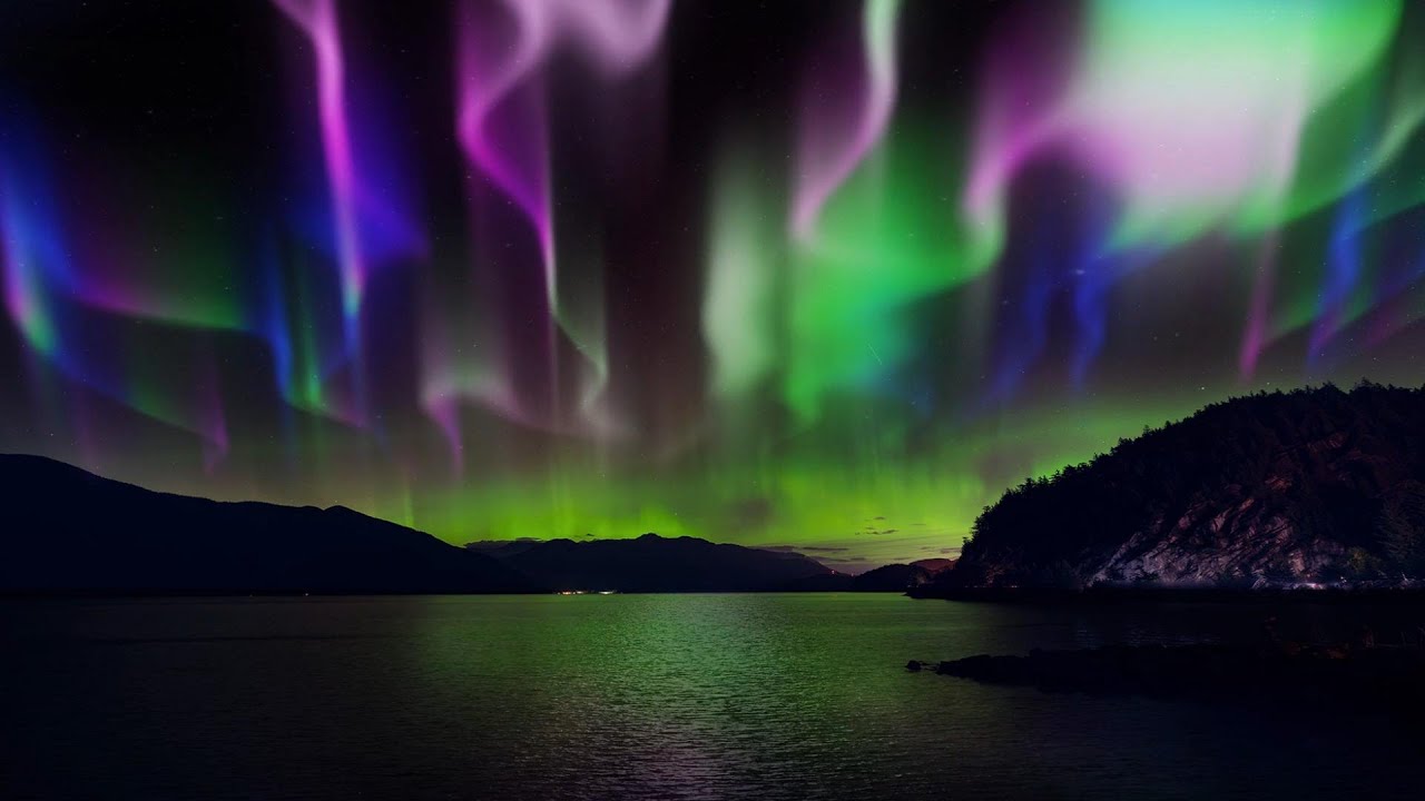 Frozen Lights Christmas Night