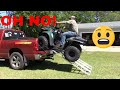 HOW NOT TO LOAD A 4-WHEELER