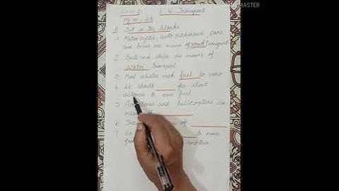 Class 1Evs Lesson 16Transport. 07-01-21