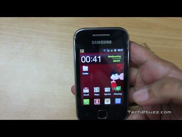 Samsung Galaxy Y Budget Android Phone Hands On class=