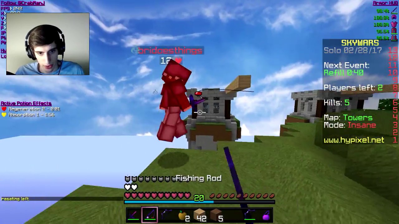Hopping Like a Frog. (Hypixel Skywars)