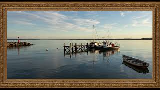 Frame TV Art - Framed Art Background: Lakeside Sunset Serenity screenshot 4