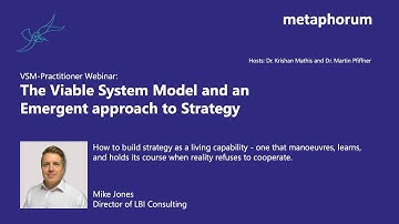 Strategy and the Viable System Model - Metaphorum Practitioners Webinar with Mike Jones