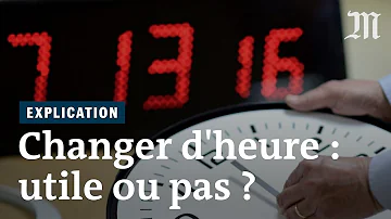 Pourquoi on change l'heure deux fois par années ?