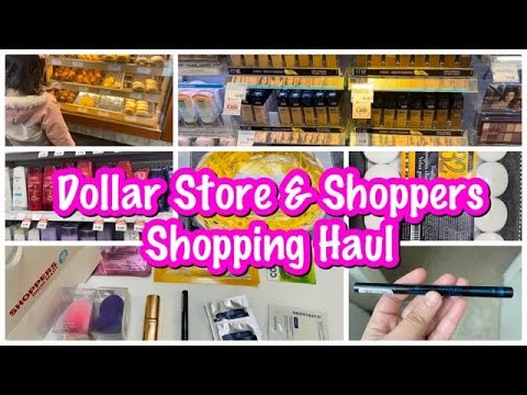 Shop with me at Shoppers Drug Mart & Dollarama #shoppingincanada