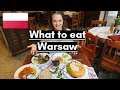WHERE TO EAT IN WARSAW | POLISH FOOD