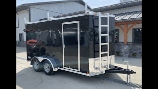 ITI Cargo 7x14' Enclosed Cargo Trailer 7000# GVW CONTRACTOR PACKAGE