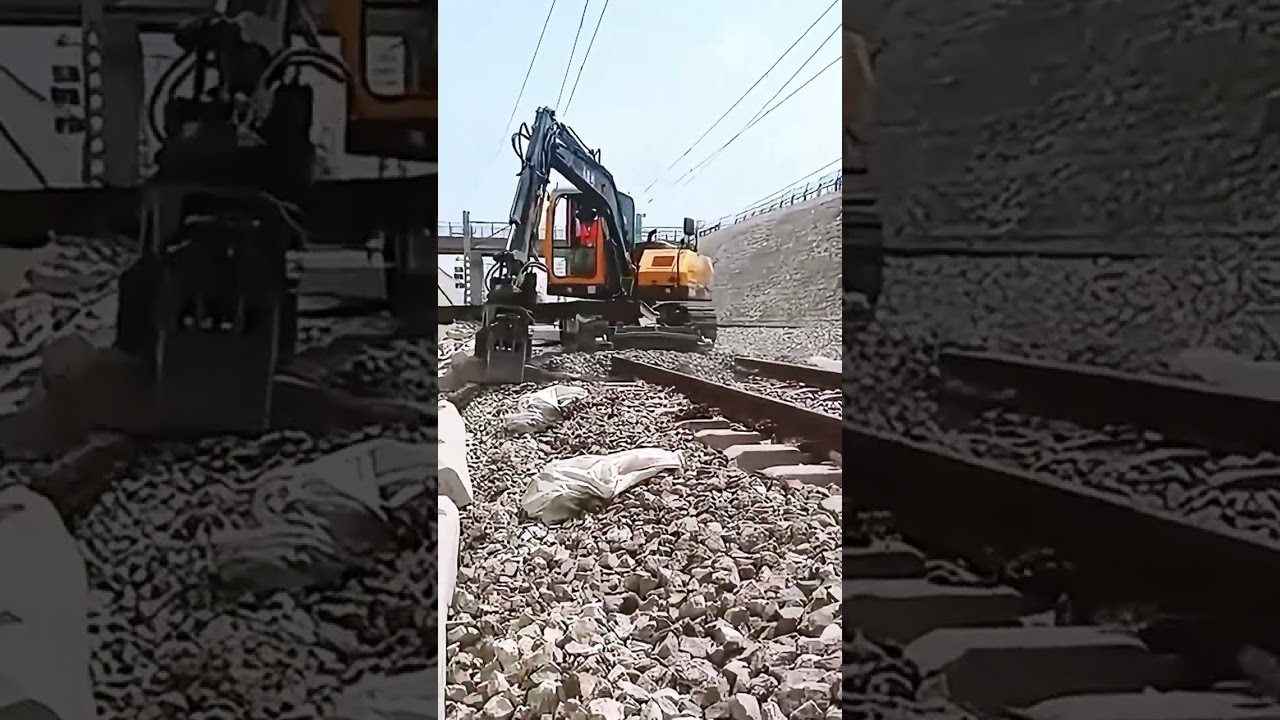 Fully automatic sleeper grabbing, old sleeper removal and new sleeper laying are completed in one s