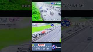 Multi car crash Live TN Traffic #knoxville #tdot #traffic