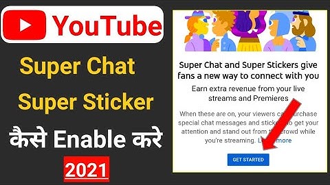 How To Enable Super Chat On YouTube 2021 | YouTube super chat or super sticker enable kaise karen