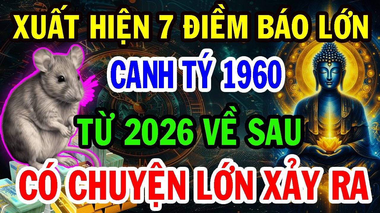 Thầy Tử Vi Báo Trước: Từ 2026 Tuổi Canh Tý 1960 Có 3 Chuyện Lớn CHẮC CHẮN Xảy Ra!